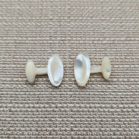 Mother Of Pearl Cuff Links A5985 - Picture 1 of 6
